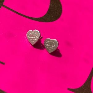 Tiffany & co vintage heart studs SOLD Fb marketplace